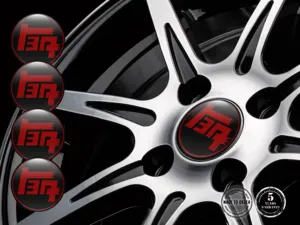Toyota TRD Pegatinas de Rueda Alta Calidad Prisma Cuántico